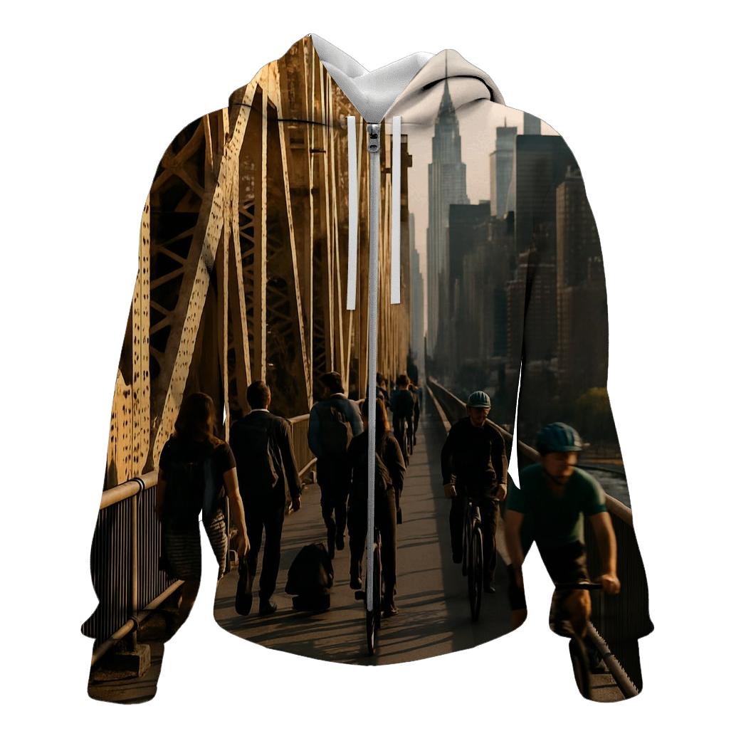 Queensboro Bridge Rush With Midtown Beyond hoodie designs