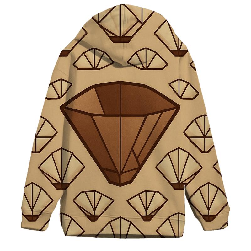 Filter Fold Geometry hoodies fashion