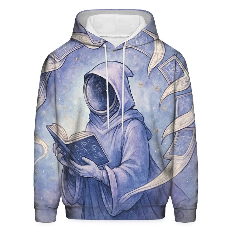 Library Of Orbiting Comets premium hoodies