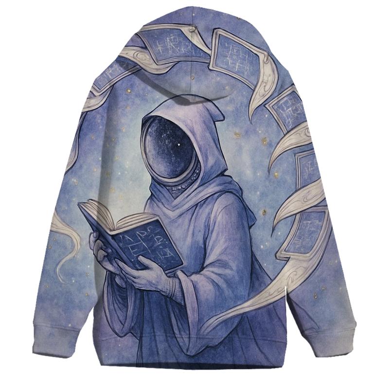 Library Of Orbiting Comets premium hoodies