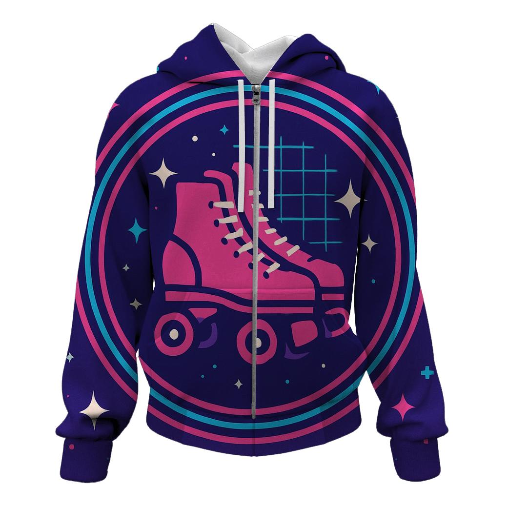 Neon Roller Rink Constellation hoodie designs