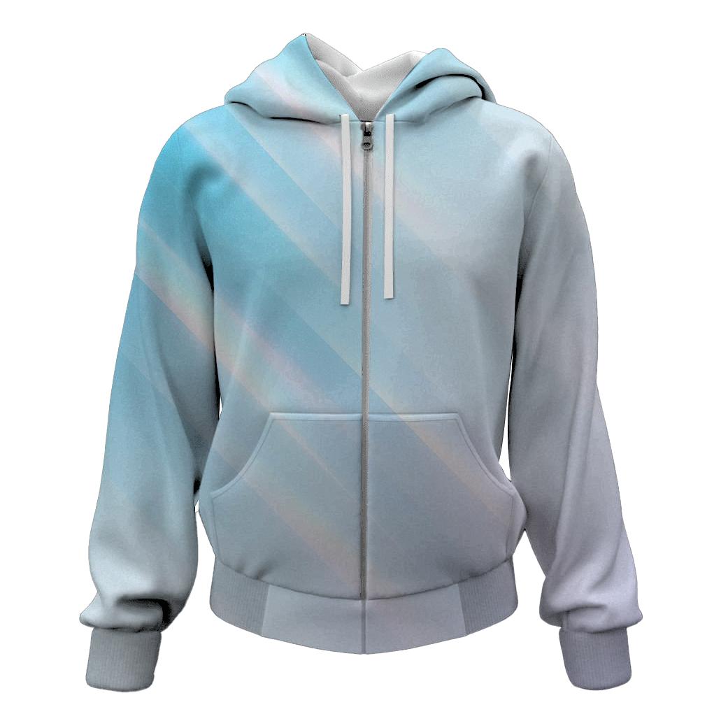 Glacial Prism Drift printed hoodies