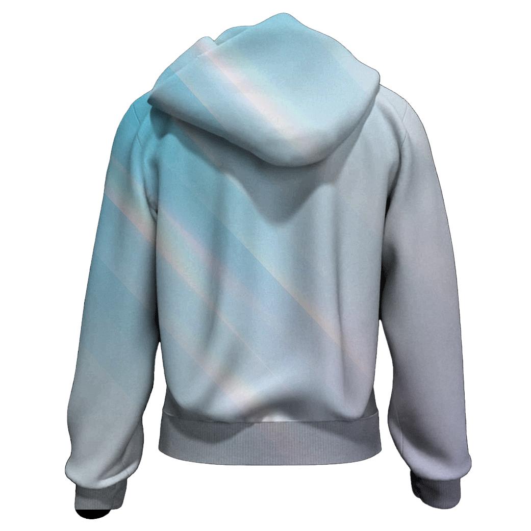 Glacial Prism Drift printed hoodies