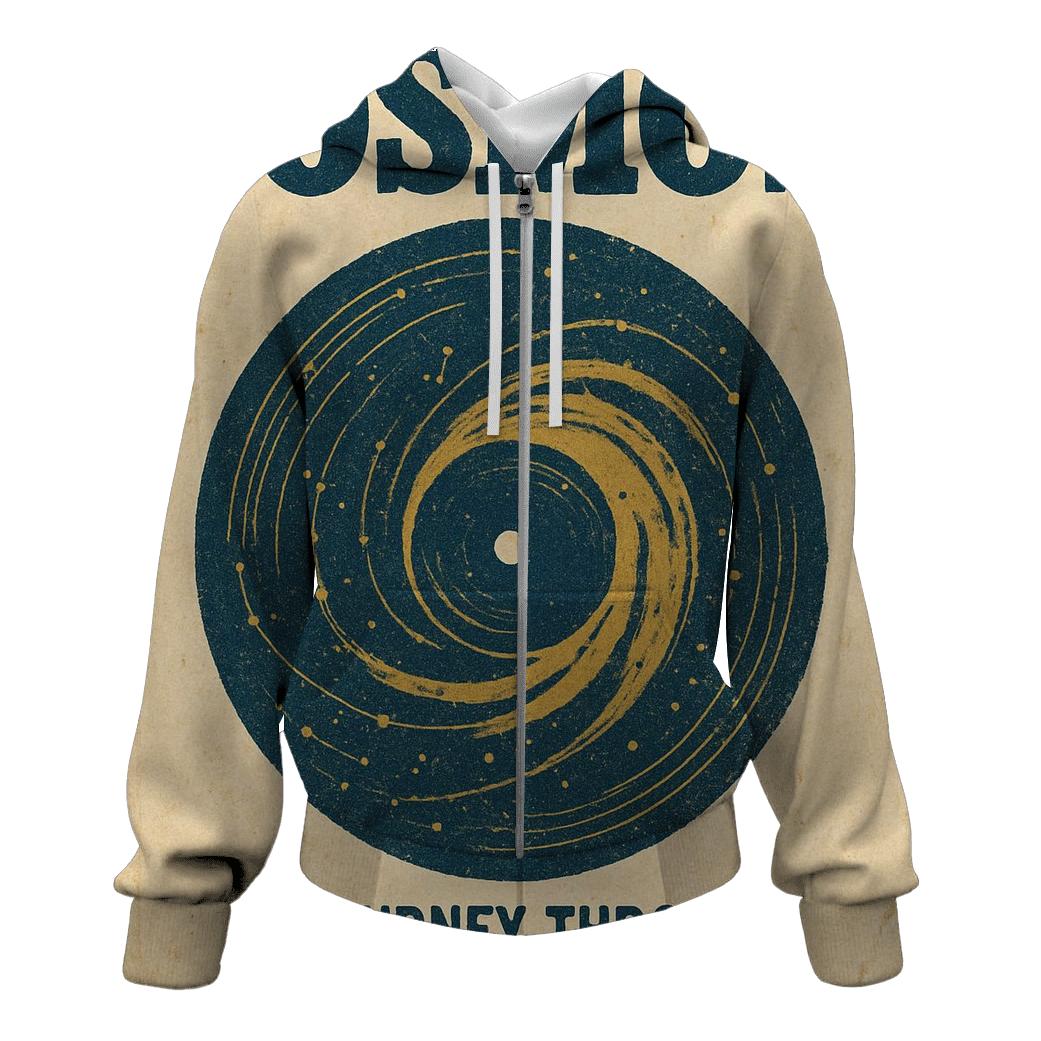 Faded Vinyl Record Astronomy Club Poster hoodie styles