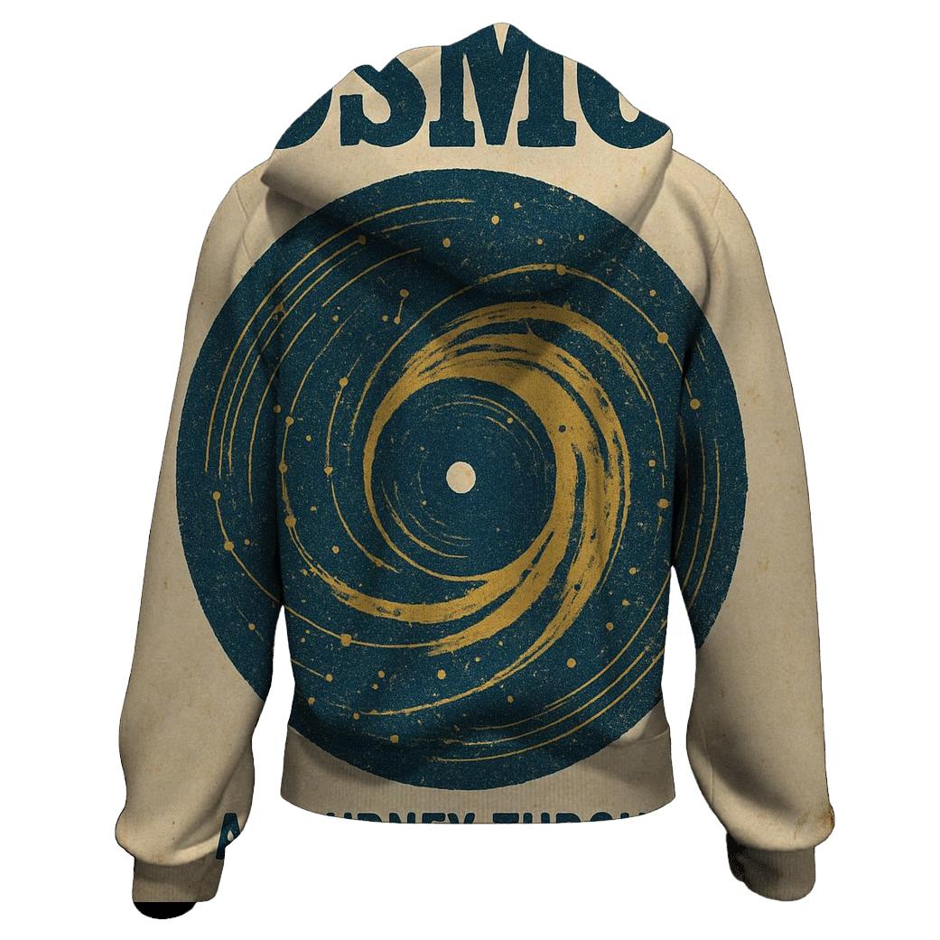 Faded Vinyl Record Astronomy Club Poster hoodie styles