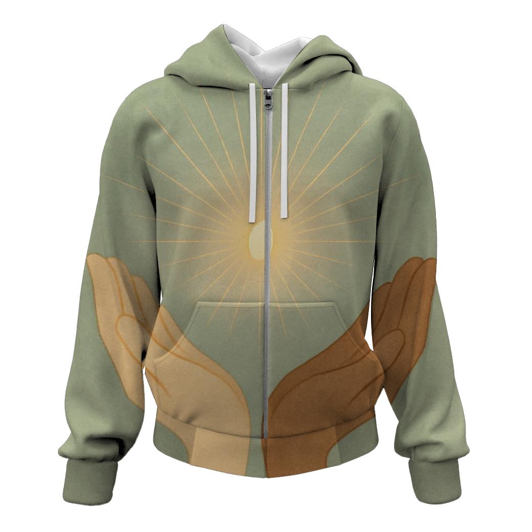 Open Hands Seed Of Light pullover hoodies