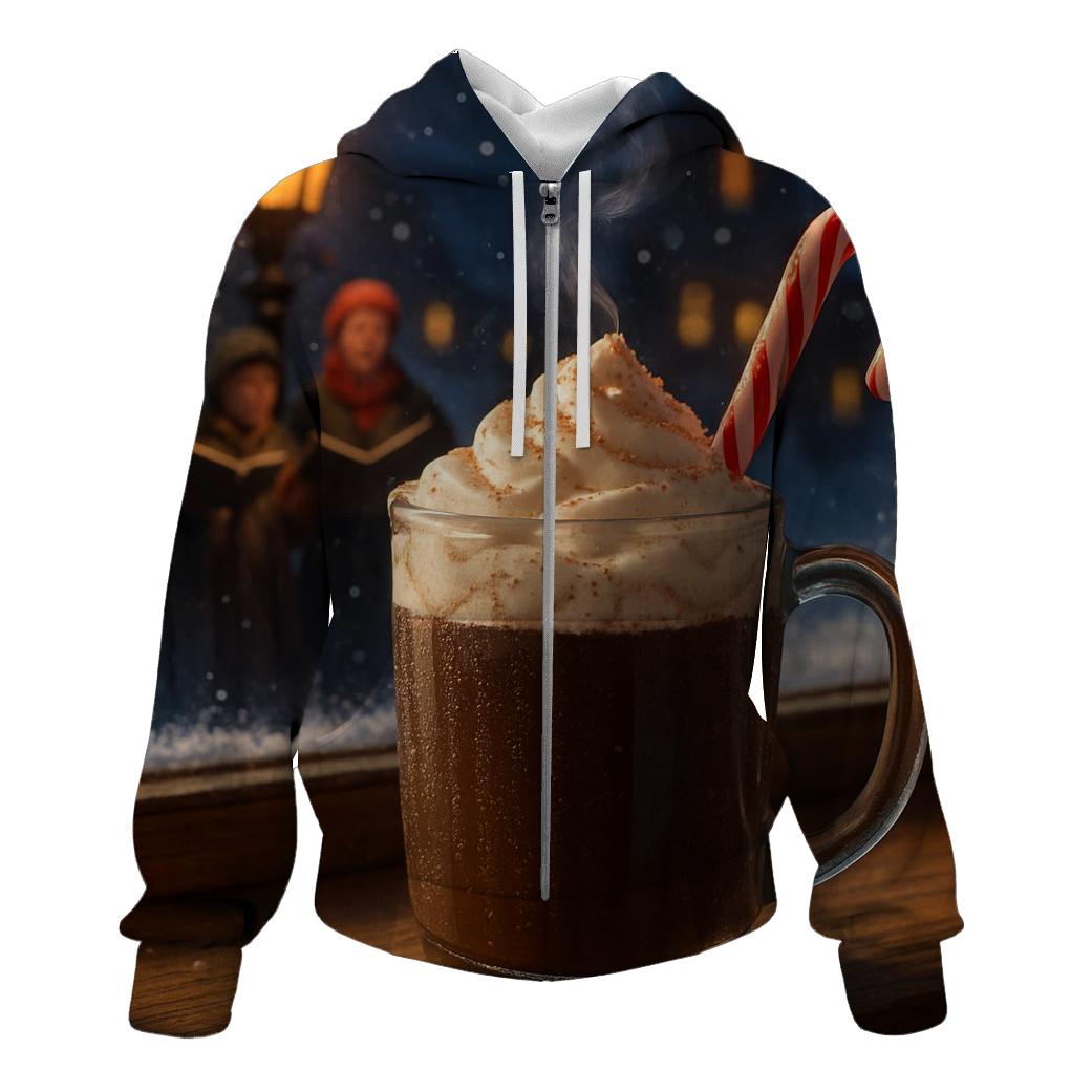Snowy Window Cocoa And Distant Carolers hoodies fashion