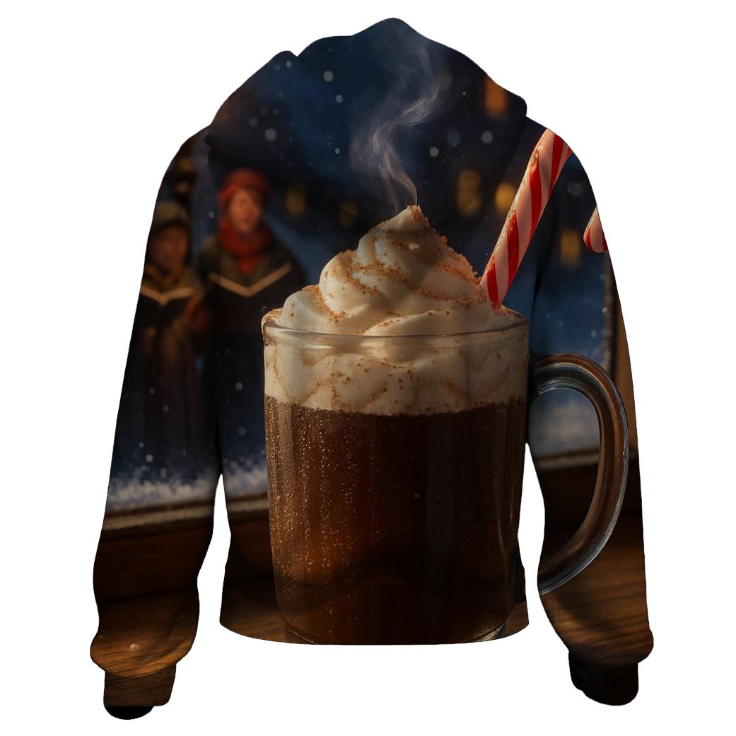 Snowy Window Cocoa And Distant Carolers hoodies fashion