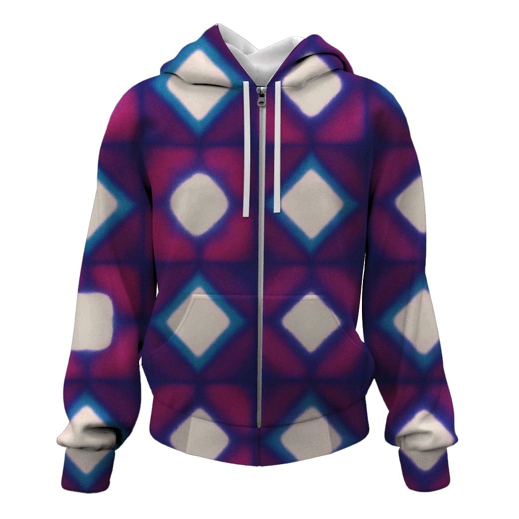 Nebula Itajime Clamp Grid Bloom hoodie styles