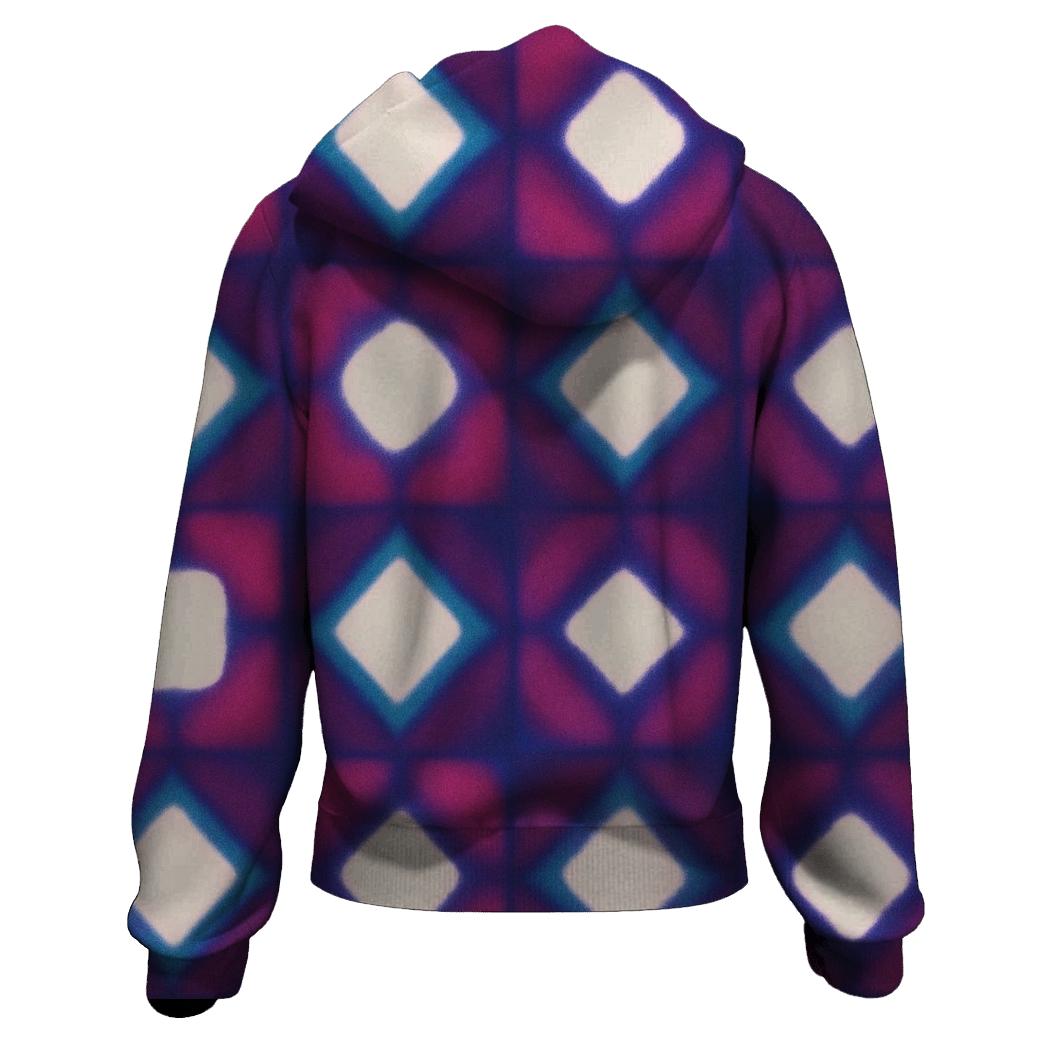 Nebula Itajime Clamp Grid Bloom hoodie styles