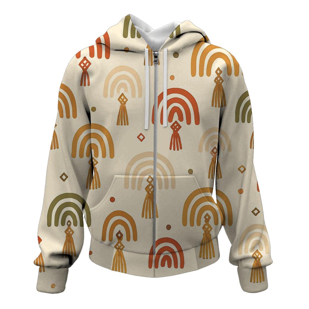Bohemian Macrame Arches hoodies fashion