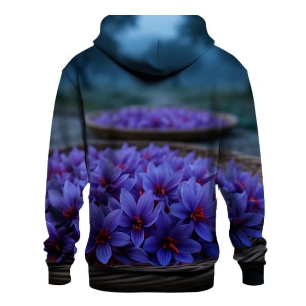 Saffron Crocus Harvest Trays At Dawn custom hoodies