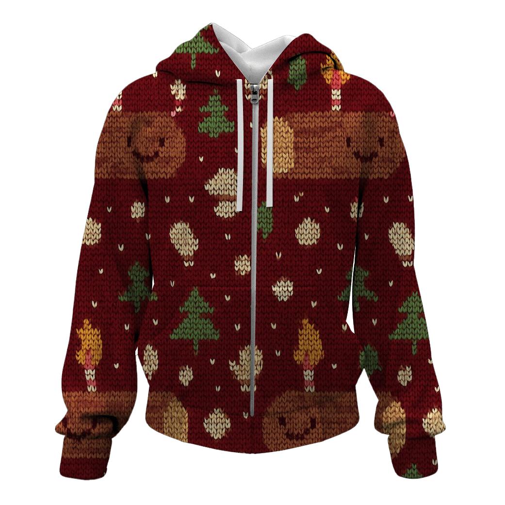 Jolly Yule Log Pixel Parade Design graphic hoodies