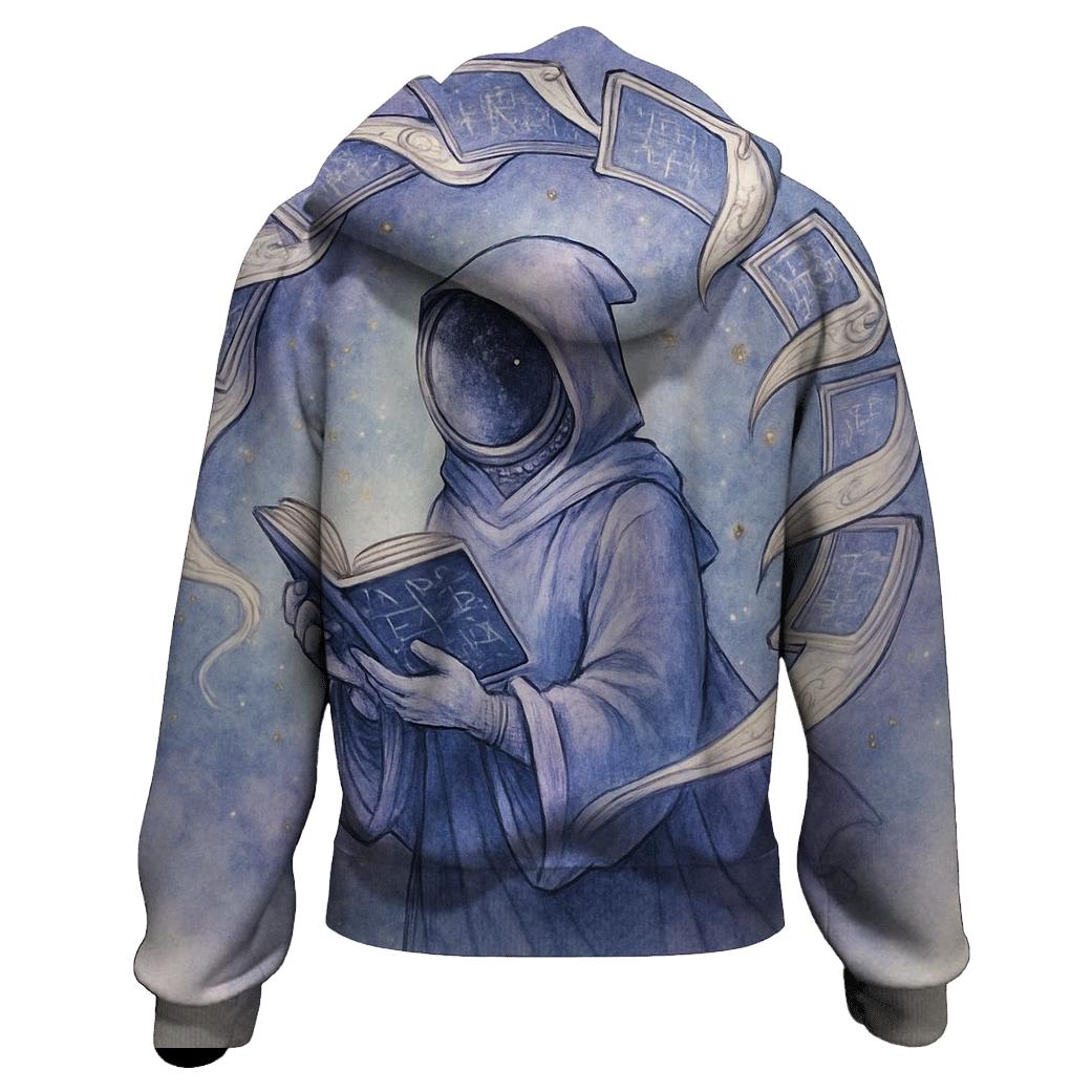 Library Of Orbiting Comets heavyweight hoodies