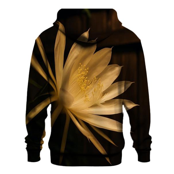 Night Blooming Cereus Opening Under Porch Light hoodie designs