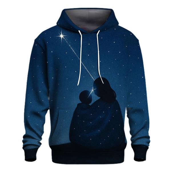 Her Quiet North Star embroidered hoodies