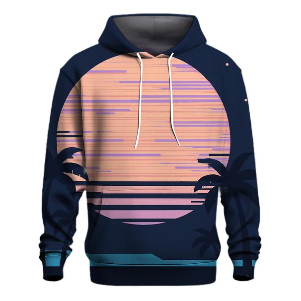 VHS Moonrise Scanlines hoodies fashion