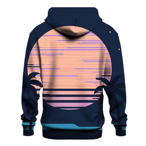 VHS Moonrise Scanlines hoodies fashion