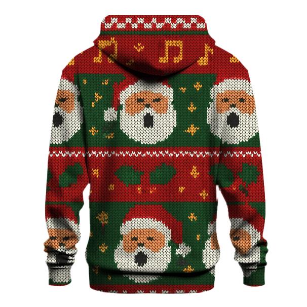 Carol Choir Santa Sweater Bands Design graphic hoodies