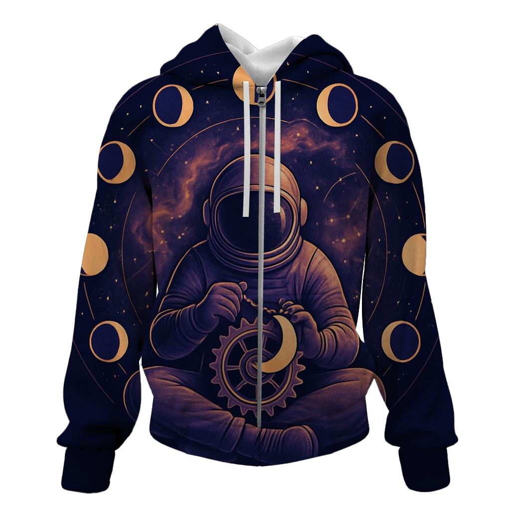 Moon Phase Clockmaker Nebula hoodies fashion
