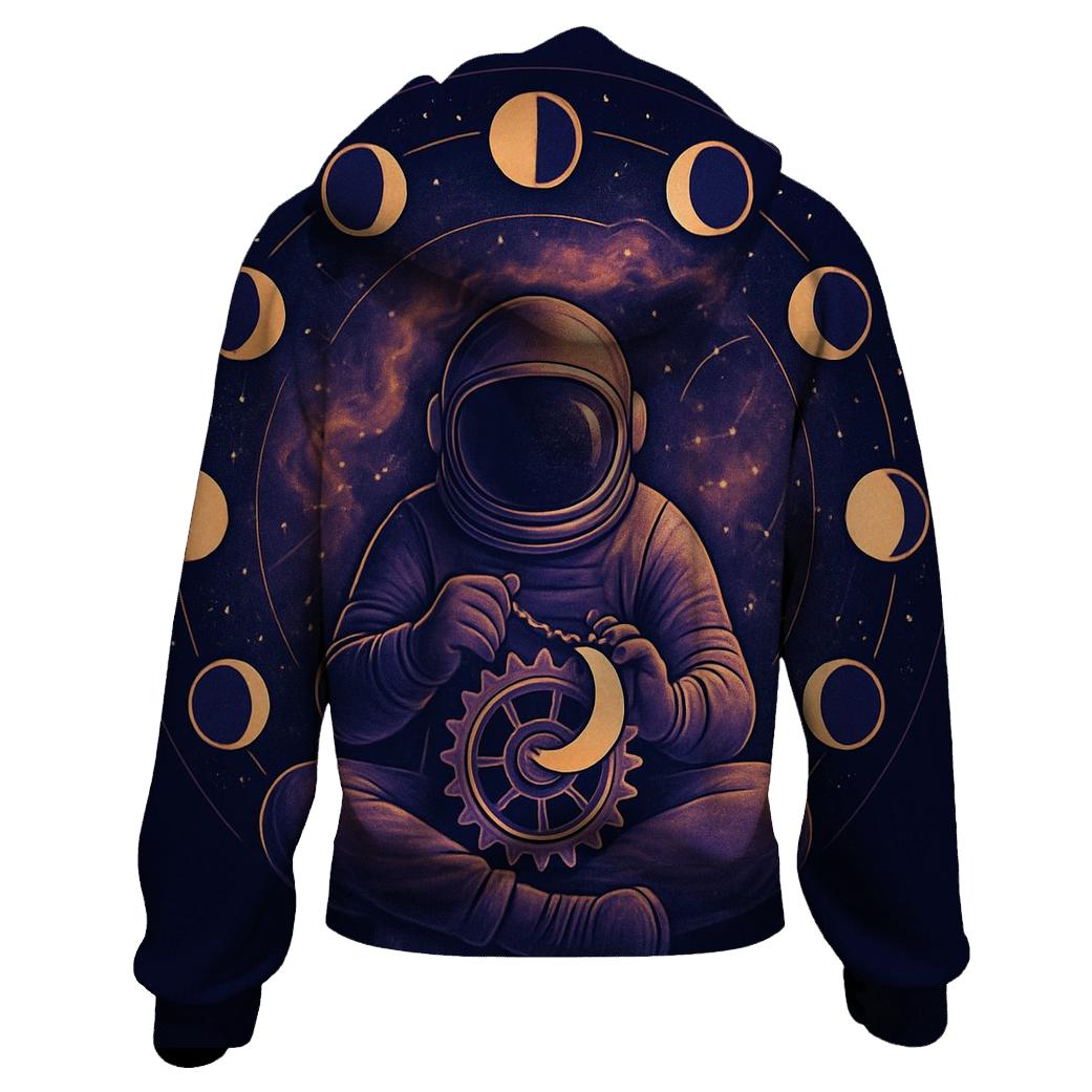 Moon Phase Clockmaker Nebula hoodies fashion