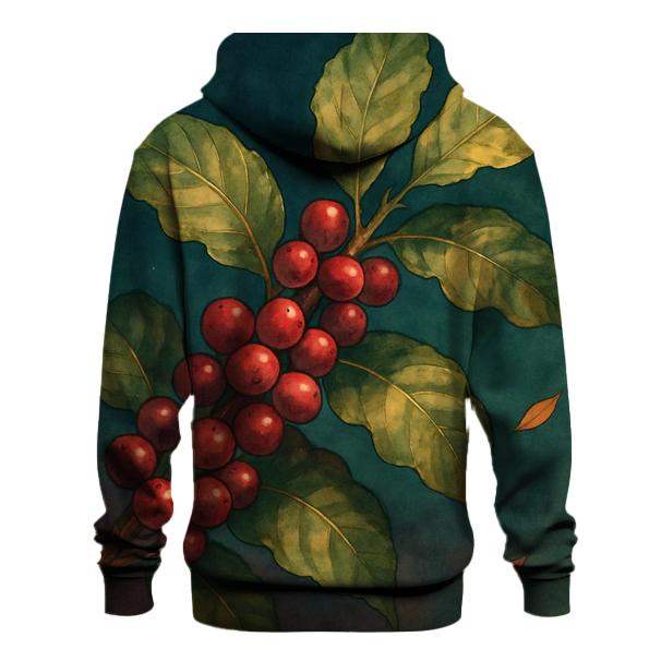 Coffee Cherry Night Branch lightweight hoodies