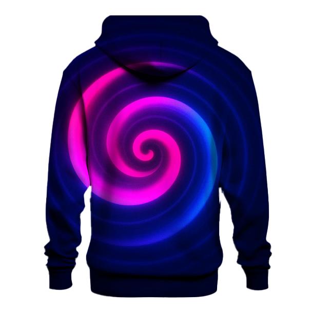 Electric Nebula Ripple printed hoodies