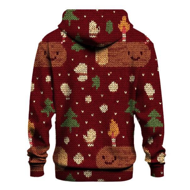 Jolly Yule Log Pixel Parade Design hoodie trends