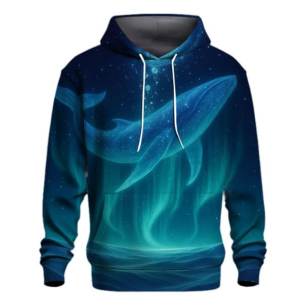 Aurora Whale Over Crystal Dunes designer hoodies