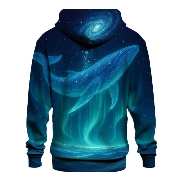 Aurora Whale Over Crystal Dunes designer hoodies