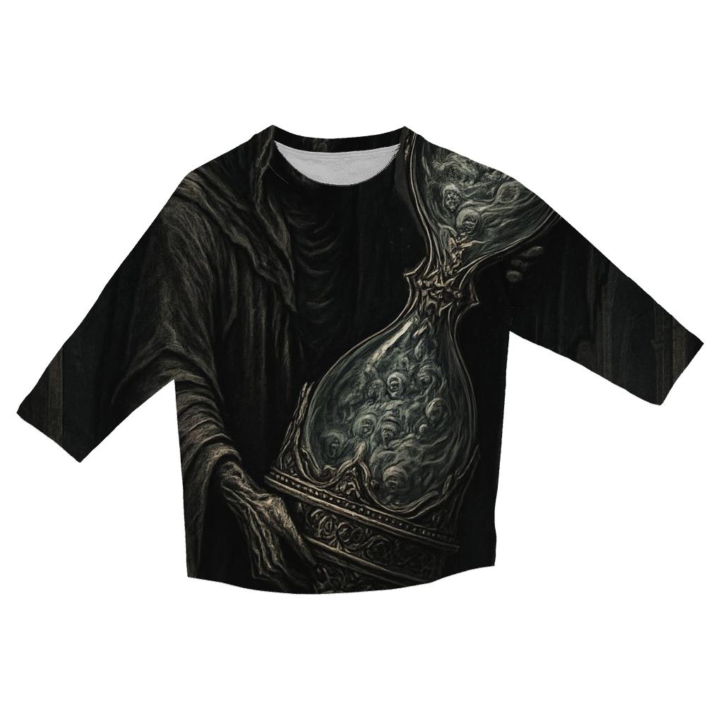 Hourglass Of The Ashen Choir fashion 3/4 sleeve shirts