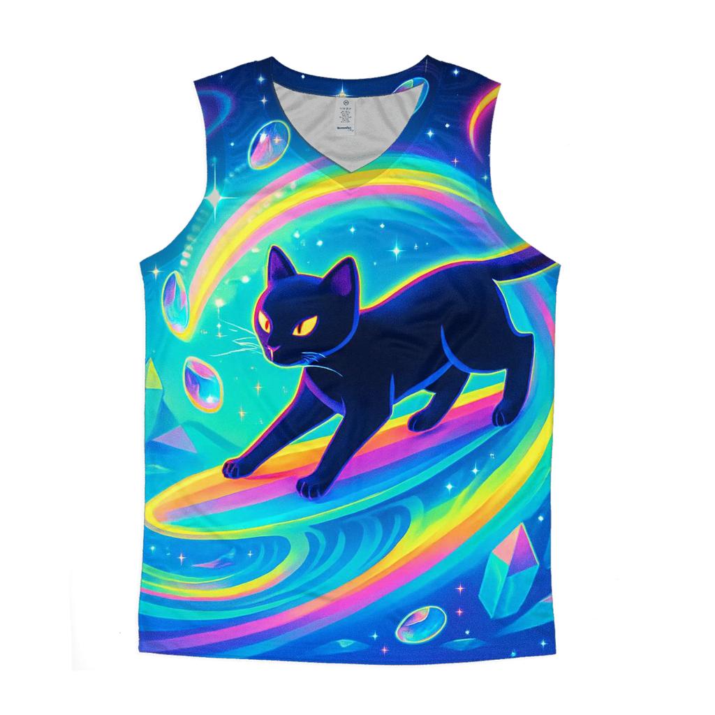 Prism Tide Dreamer Cat cotton sleeveless tops