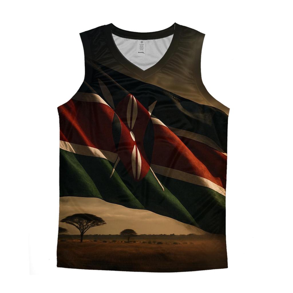 Savanna Storm Crest Of Kenya casual summer tank tops