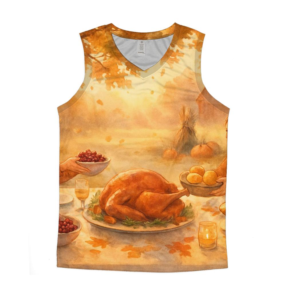 Autumn Feast Under A Sunbeam Canopy stylish racerback tanks