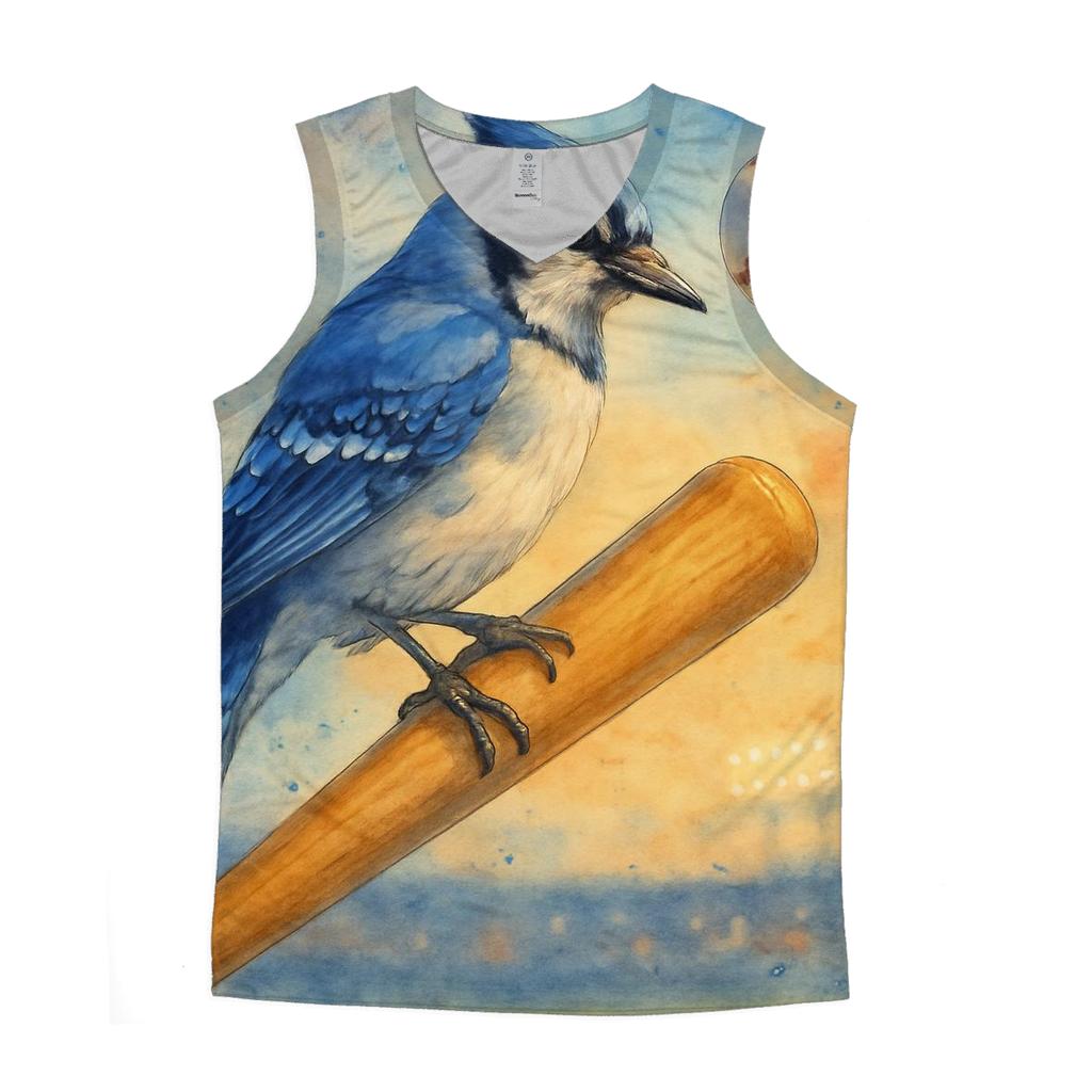 Bat Perch Reverie Blue Jays At Dusk designer workout tanks
