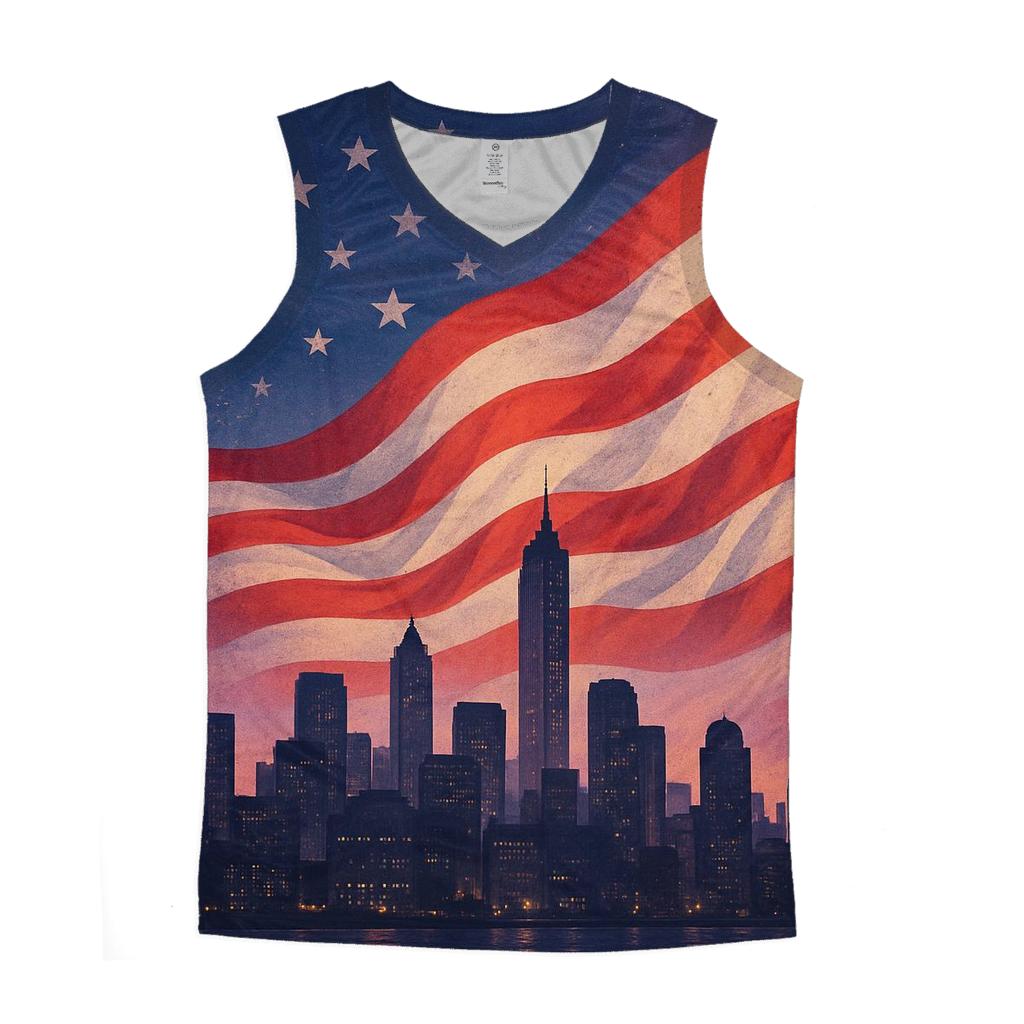 Skyline Flag Horizon Merge stylish racerback tanks