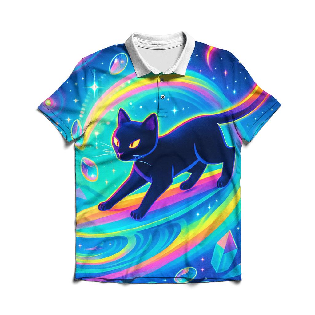 Prism Tide Dreamer Cat classic pique polos