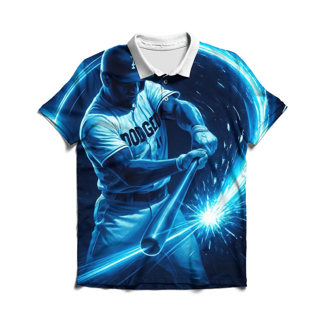 Electric Baseline Afterburner personalized polo shirts