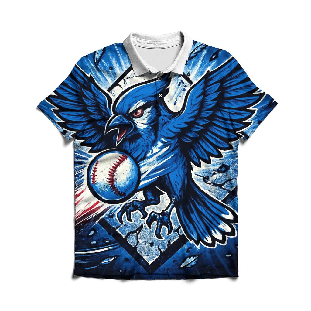 Blue Jays Featherstorm Diamond Breakthrough embroidered polo tops