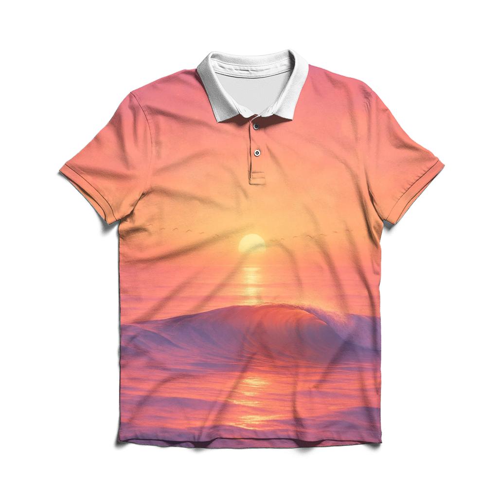 Prism Tide Sundown stylish collar polo tees