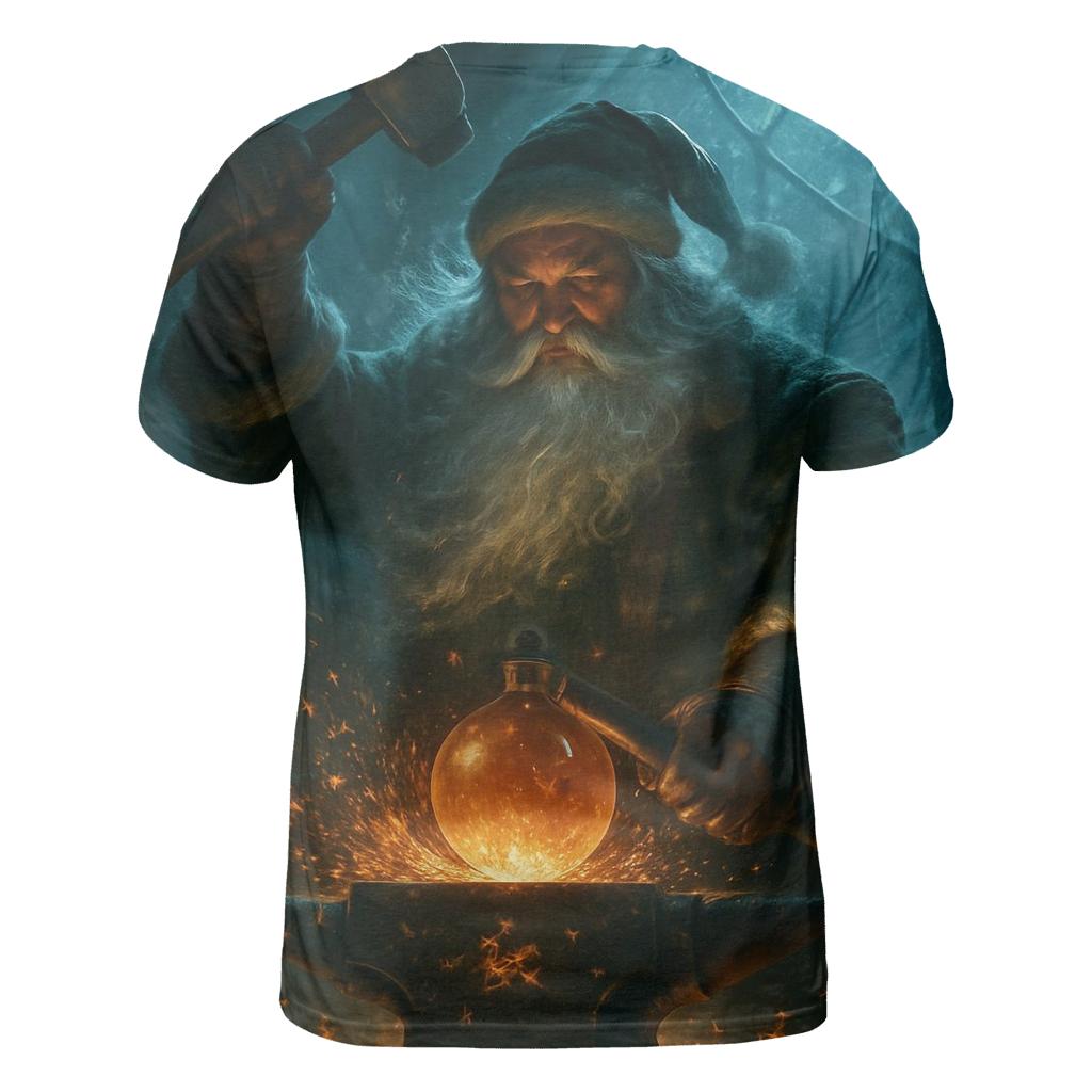 Aurora Forge Santa trendy printed shirt styles