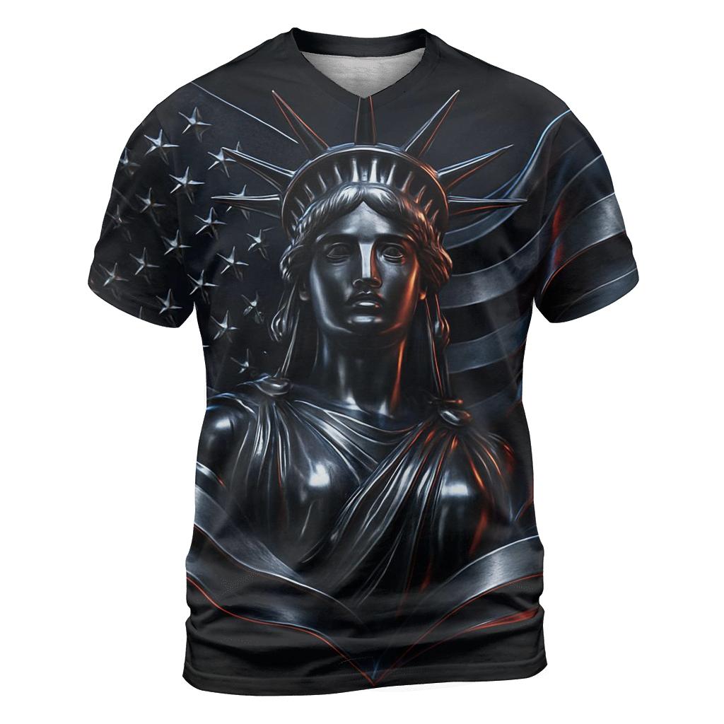 Chrome Liberty Wave personalized full print shirts