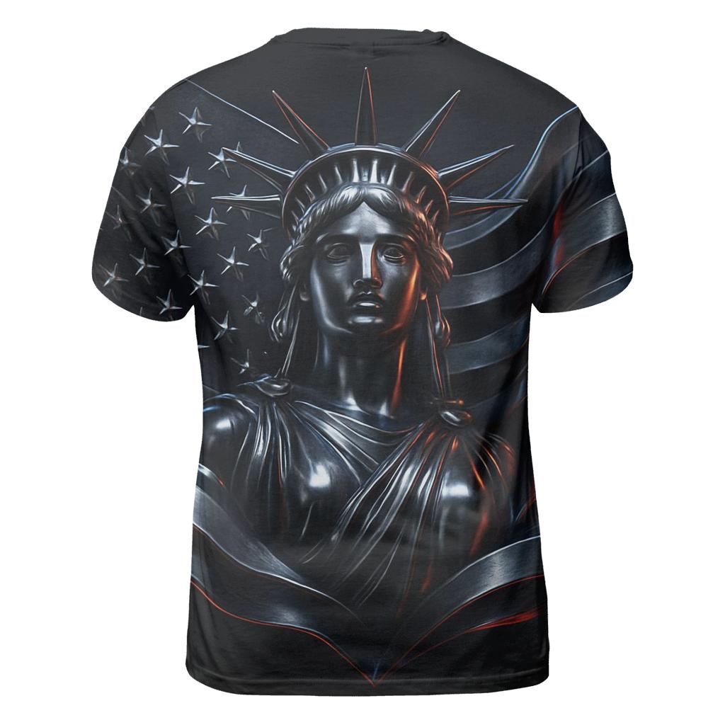 Chrome Liberty Wave personalized full print shirts