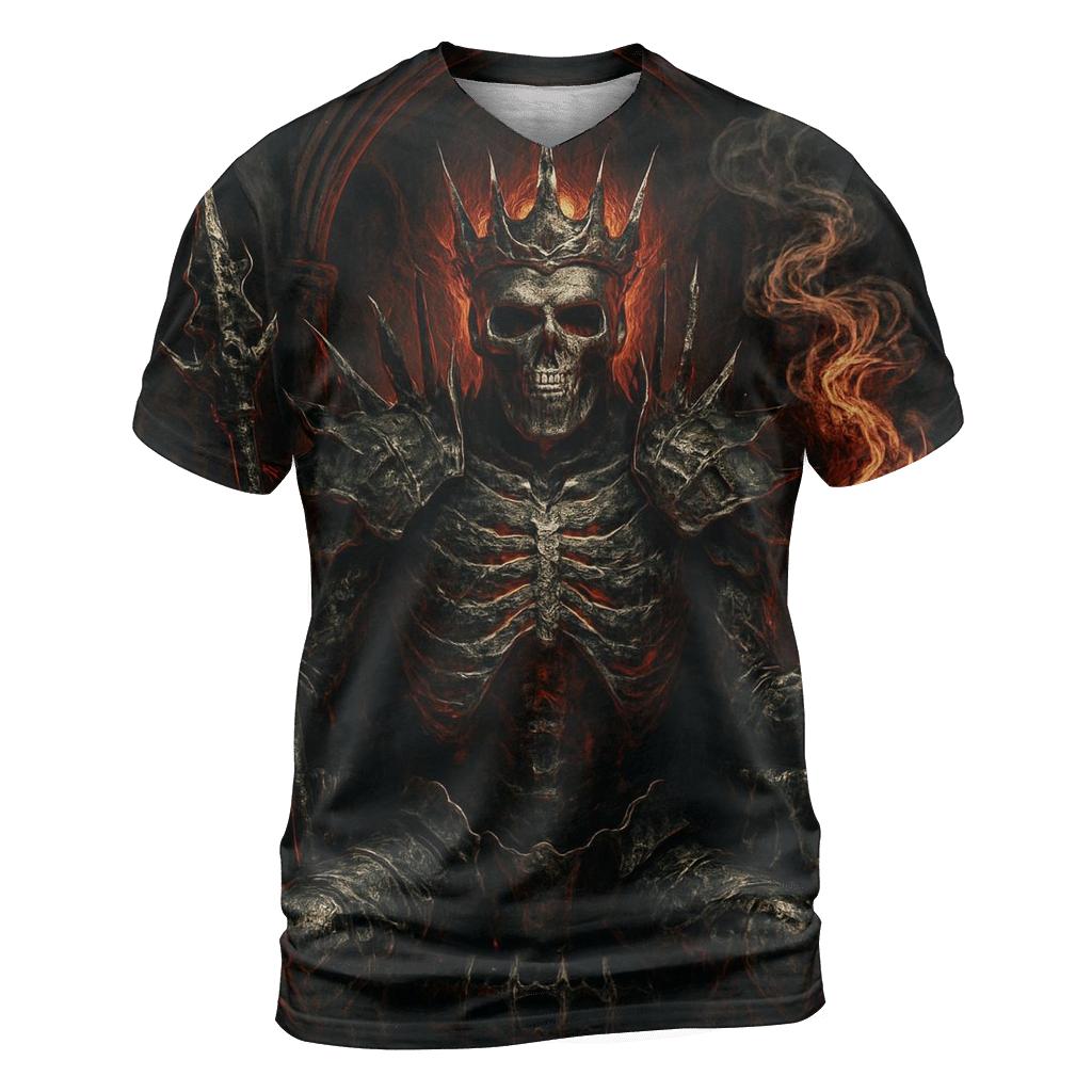 Throne Of The Molten Bone Monarch designer pattern shirts