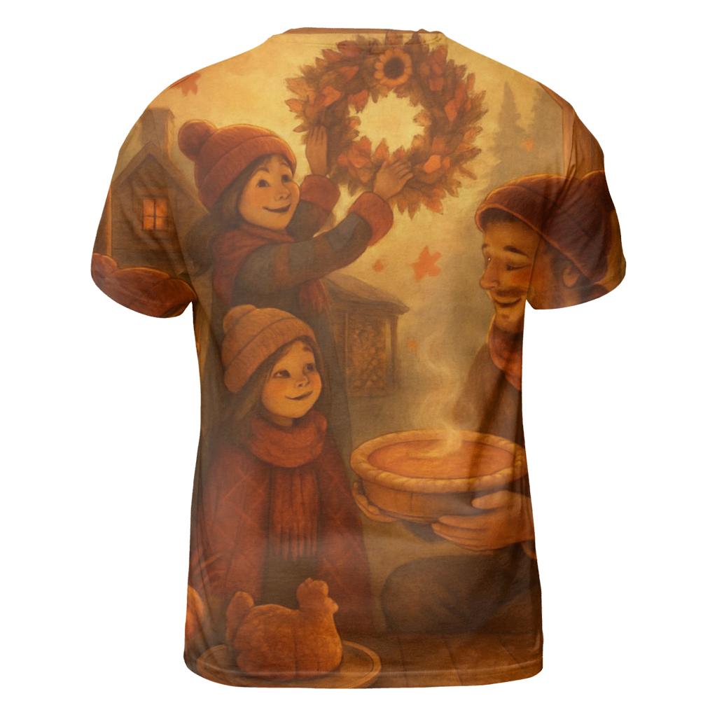 Lanternlit Harvest Cabin Welcome personalized full print shirts
