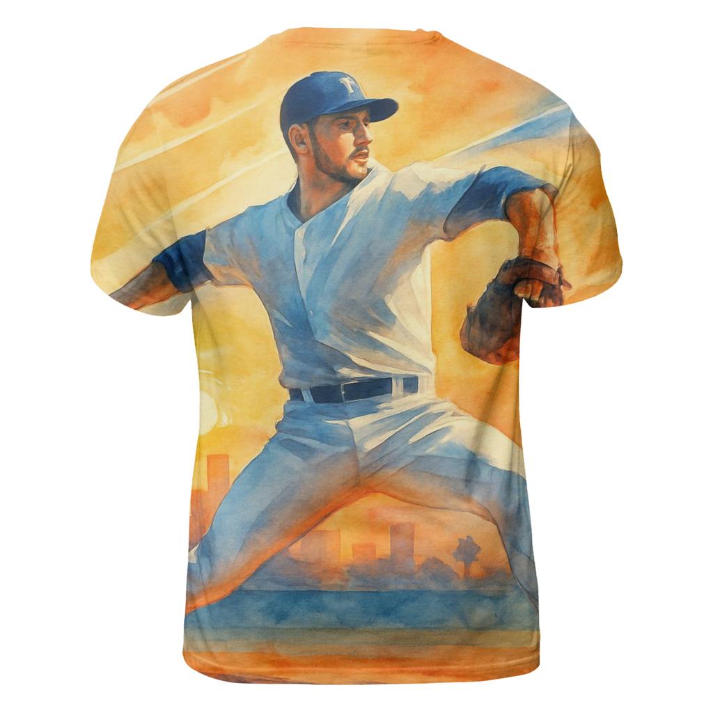 Sunset Arc Over The Outfield custom all-over print shirts