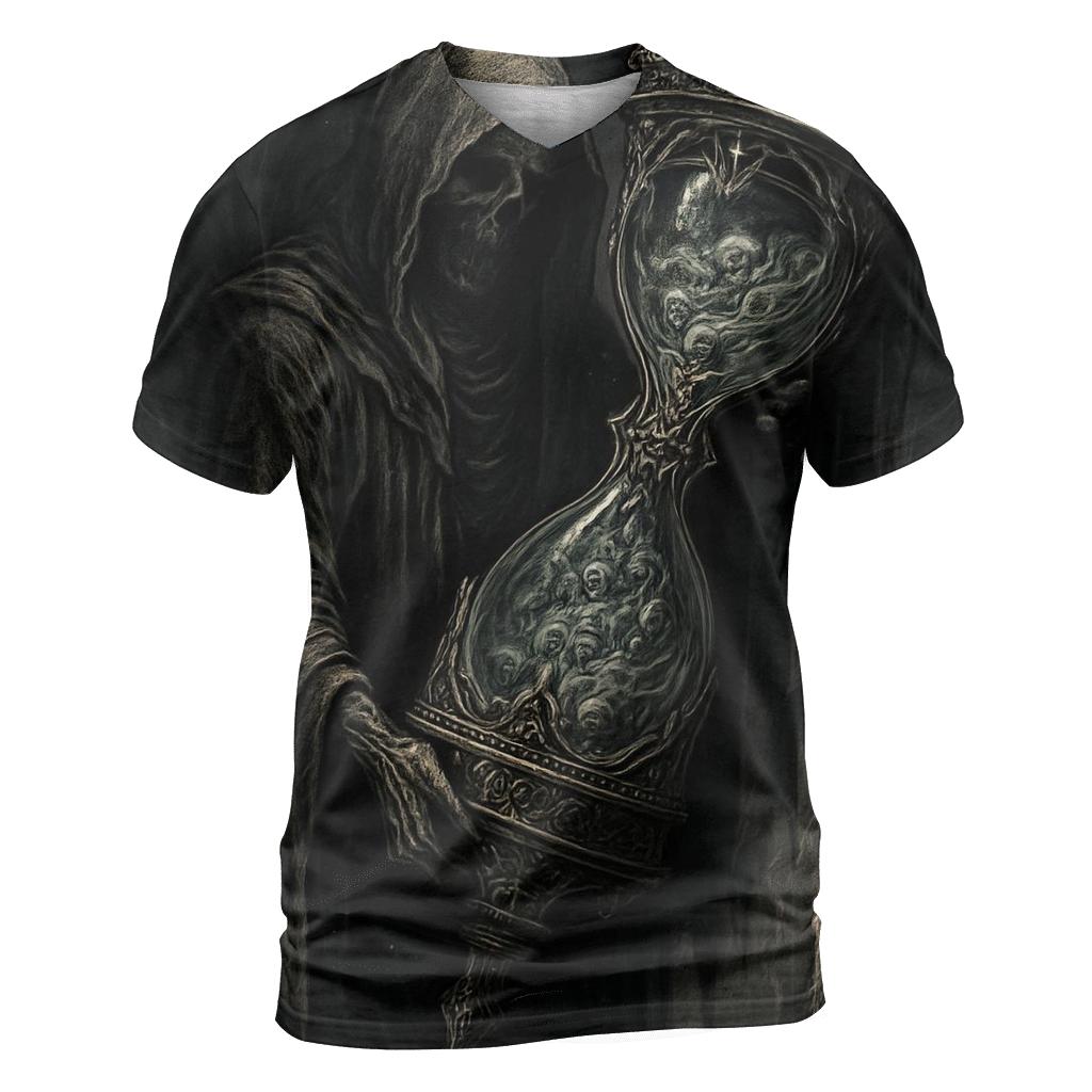 Hourglass Of The Ashen Choir artistic all-over print tops