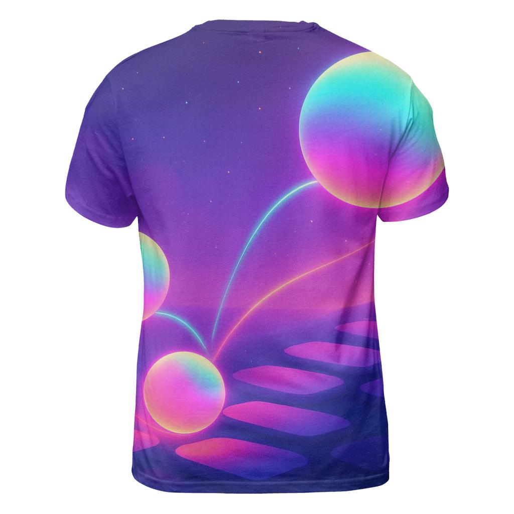 Neon Orbit Playground designer pattern shirts