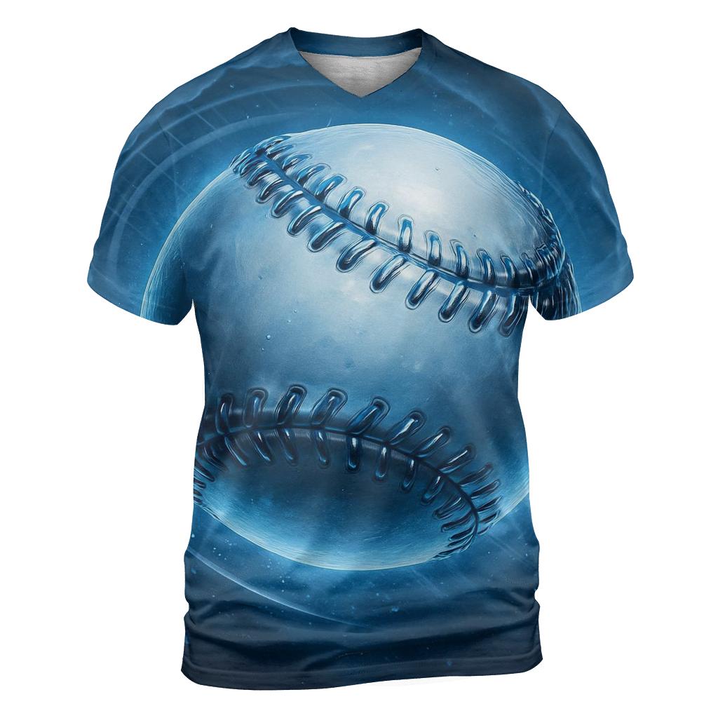 Chrome Spin Through Stadium Clouds unique graphic print tees