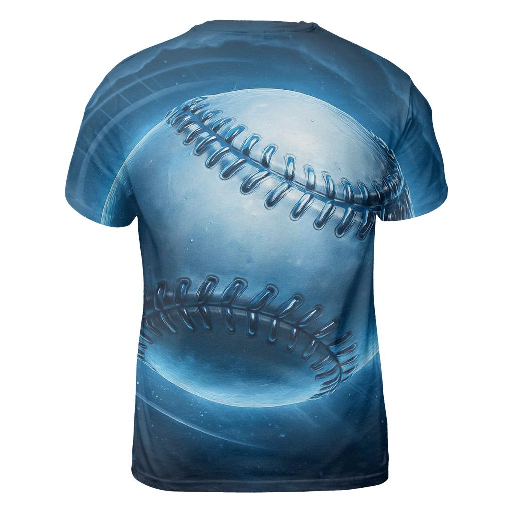 Chrome Spin Through Stadium Clouds unique graphic print tees